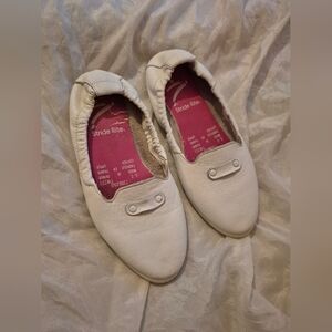 Stride Rite Girls Size 1 White Leather Shoes